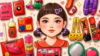 🌈PAPER DIY🌈 SQUID GAME 3 Cheol-su according Doll Skincare and makeup💄@ColorfulWorld191 .