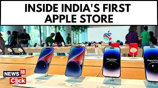 Apple Launches It's First Retail Store In Mumbai, India | Inside Apple BKC Store Mumbai | News18