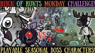 Clops VS Clops, Winter's Feast & Jesus-Goose Lunar Loots - Playable Boss Characters - Reign Of Runts