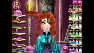 Disney Frozen Game - Anna Frozen Real Haircuts Video Games For Kids Tutorial