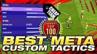 FIFA 21 BEST META CUSTOM TACTICS FOR A CHEAP TEAM - FIFA 21 ULTIMATE TEAM BEST CUSTOM TACTICS