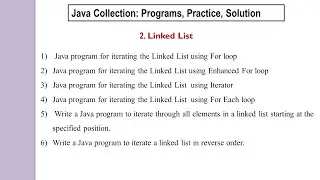 Linked List ( Exercises 3) for beginner