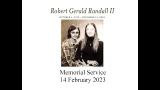 Robert Randall Memorial Service