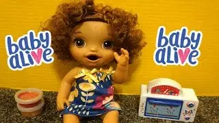 BABY ALIVE Snackin Treats Baby Doll!