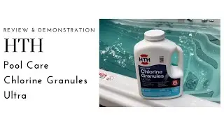 The Chlorine Granules we use for our pool. HTH Ultra - check out our review.