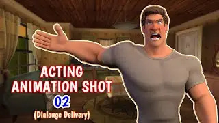 Acting Animation Shot 02 (with Dialogue)