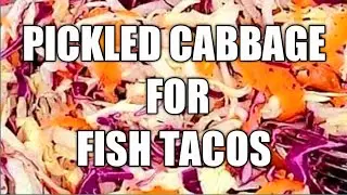 How to make Pickled Cabbage