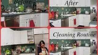 Indian(SAHM) Morning Kitchen Cleaning |  Morning Kitchen Cleaning Routine Under 30 Minutes