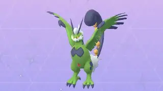 Pok&eacute;mon go shiny Tornadus Therian form caught