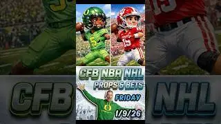 🏈 Best College Football Picks Today | Oregon vs Indiana | College Football Playoffs | NBA PICKS