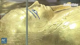 Egypt displays 2,100-year-old looted coffin returned from New York
