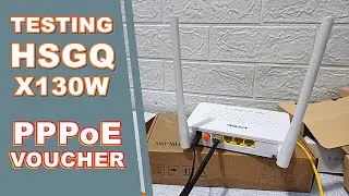 Tutorial ONT Xpon HSGQ X130W untuk RT RW Net PPPoE + Hotspot