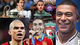 Real Madrid decisions on Mbappe, De Gea transfer, Pepe retirement , Liverpool new signings and more