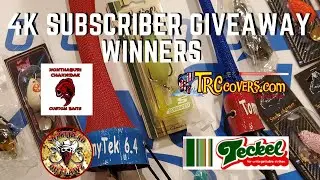 4000 Subscriber Giveaway Winners
