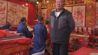 沙田九約太平清醮 - 經壇前唸經