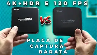 Melhor placa de captura BARATA do AliExpress para comprar em 2024! EZCAP 326C vs EZCAP326 (4K+HDR)