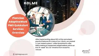 Part 1 of our Planview Adaptivework PMO Quickstart Services Package!