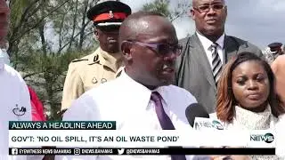 Gov't  'No oil spill, it's and oil waste pond'