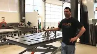 Adjustable Height Welding Table