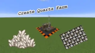 Minecraft Create Mod: Quartz Farm Tutorial