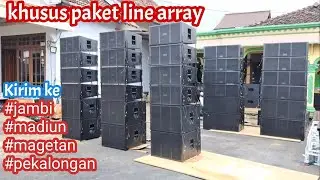 Siap Kirim Paket Line Array Paket Hajatan || Paket Sound System