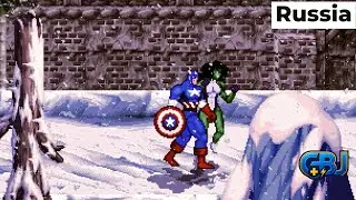 Captain America & She-Hulk – Marvel Infinite War OpenBOR Co-Op 2025 Gameplay (Russia Stage)