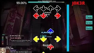 [Etterna] Never Again (Insane 20) - 98.47% AA J4 1.05x SDCB [22.23 Score]