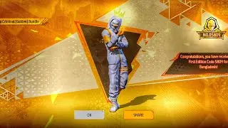 Free Fire Top Criminal (Golden) Bundle Unlock 💀🔝 #freefire #freefirecriminal