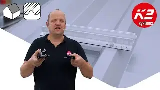Système de montage MiniRail pour installations photovoltaïques sur tôles trapézoïdales