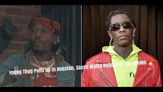 Young Thug Pulls Up In Houston, Sauce Walka Ready for The Smoke 🔥