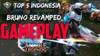 Bruno revamped skill gameplay 2019 ! Bruno gameplay by Top 5 INDONESIA ~mobile Legends