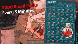 How To Efficiently Farm Blood Packs on 1x Official | Sentinels | Ark Official PvP