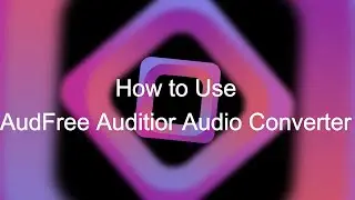 How to Use AudFree Auditior Audio Converter