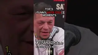 Top 5 Funny Nate Diaz Moments #ufc #natediaz #funny #moments