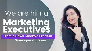 Job for marketing executive freshers | latest job update spark placement #sparkbpl #jobupdate #job