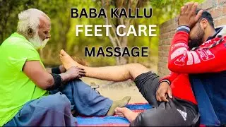 RENEWING SOLE FOOT MASSAGE ASMR RELAXING FOOT MASSAGE BABA KALLU 