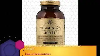 Solgar, Vitamin D3 (Cholecalciferol), 400 IU, 250 Softgels