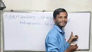 #jee2026 #12th .#Halogen Derivatives.What is Halogen Derivatives?1) Alkyl Halides By Anant Kausale.