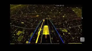 Audiosurf 2 Ep. 3477: Syence & Heather Sommer - Temporary High. 278K score. Mono Turbo.