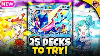 25 Decks to Build Day 1 of Mega Rising in Pokemon Pocket!