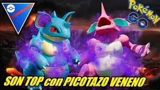 ¡QUEDÓ MAS ROTO QUE NUNCA! EL BUFF de NIDOQUEEN y NIDOKING OSCUROS en LIGA SUPER - GBL - Pokémon PvP