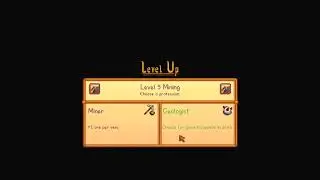Miner or Geologist profession choice - Stardew Valley