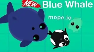 Mope.io | Blue Whale | New Animal sighted | April 2017 | Added Today