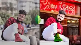 Snapseed Background Change Manipulation Photo Editing Tutorial 2019 |  Khatarnak Creation