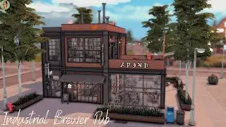 Industrial Brewer Pub 🍻 | Stopmotion Build | The Sims 4 | NO CC