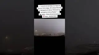 ⛈️ La nuit est tomb&eacute;e sur Ajaccio sous un fort orage. 📅 date : 28/08/2025