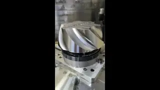 Spiral impeller CNC milling