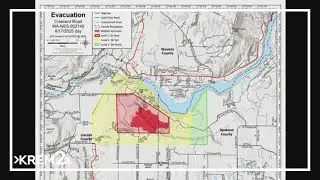 Evacuations downgraded for Crescent Road Fire burning in Lincoln County