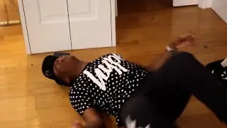 KSI BREAKS HIS PHONE AND HIS LEG !!!