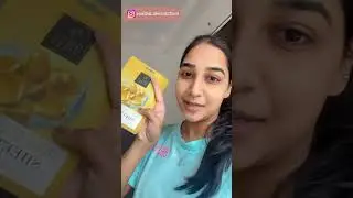 Trying &lsquo;Sheet Mask&rsquo; For The First Time 😳😱 #shorts #youtubeshorts #skincare #sheetmask